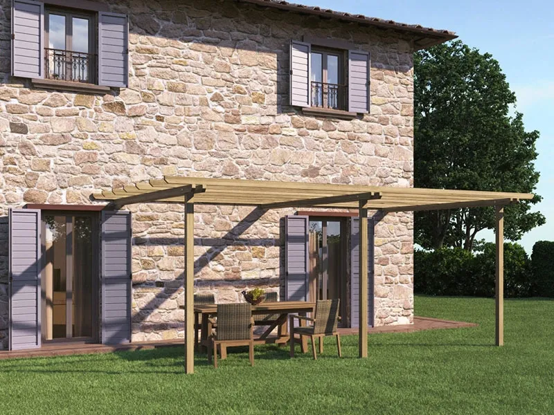 Pergolato in legno Leroy Merlin