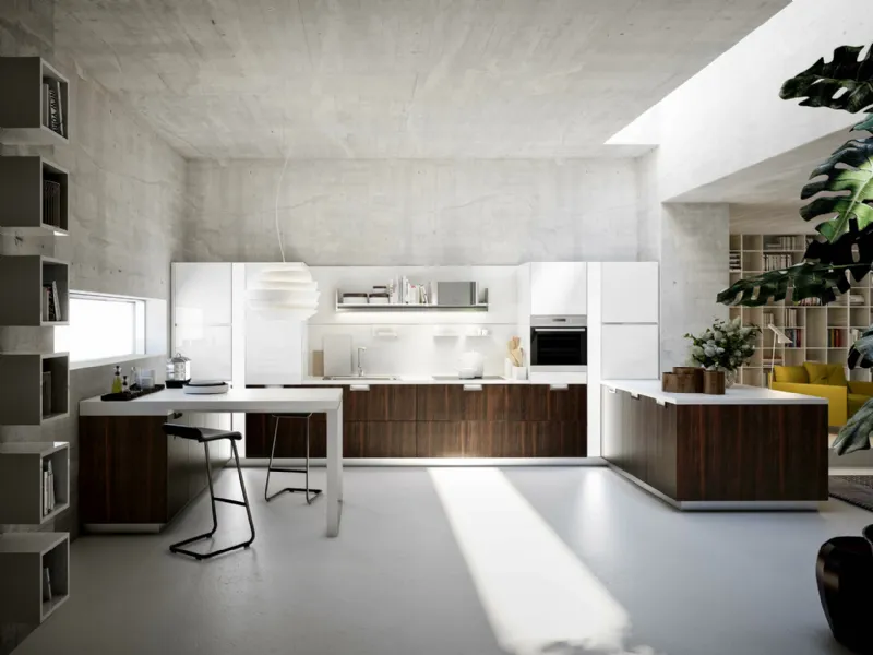 mensola cucina in vetro