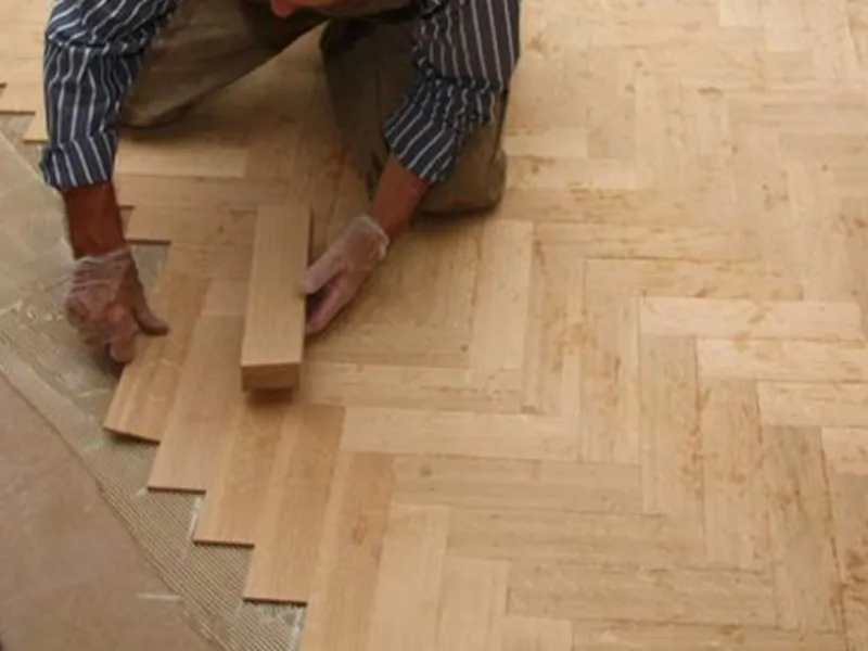 Posa in opera parquet