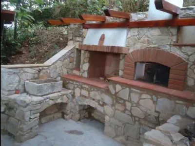 Barbecue in muratura