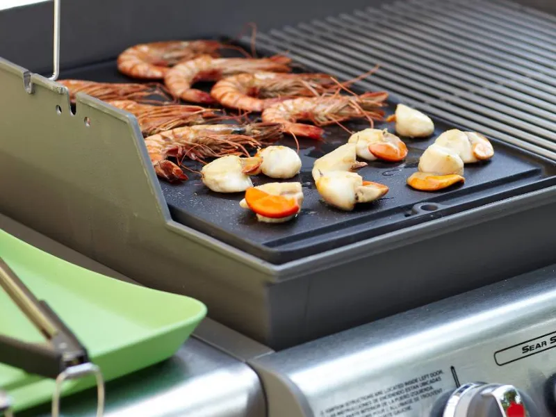barbecue a gas