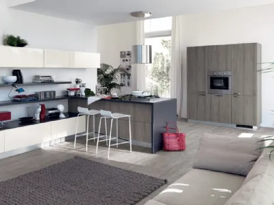 Cucina soggiorno unico ambiente