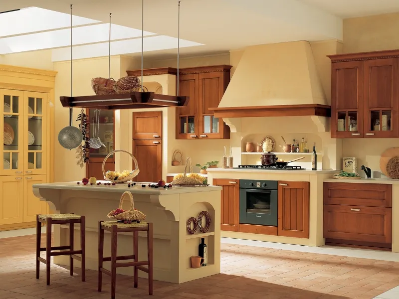cucina in muratura moderna