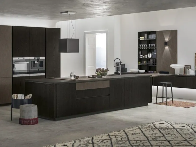 Natural by Stosa Cucine tra nuance scure e naturalità
