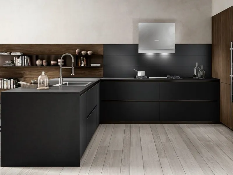 La cucina con penisola Kalì by Arredo 3