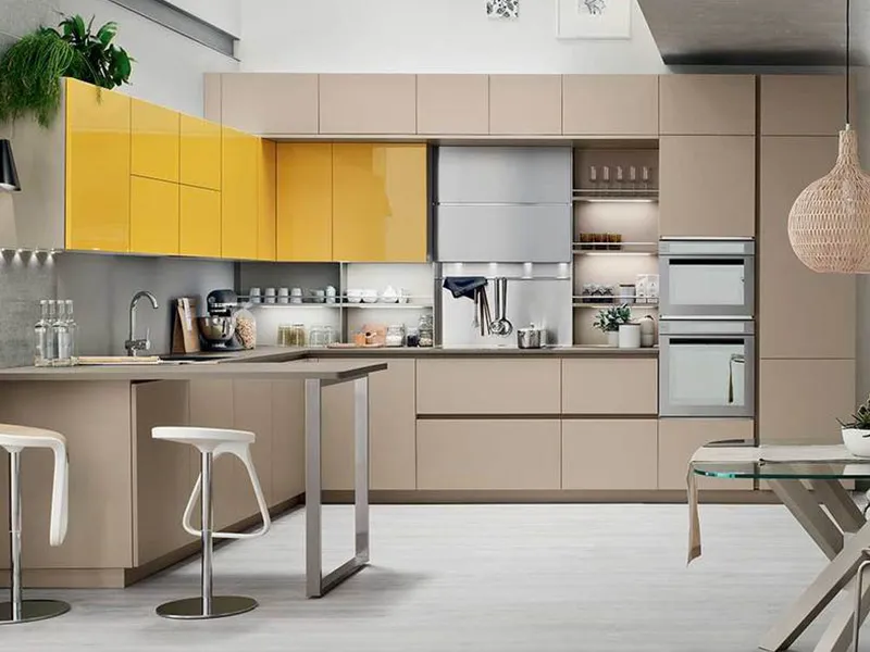 Cucina in stile moderno Lounge di Veneta Cucine