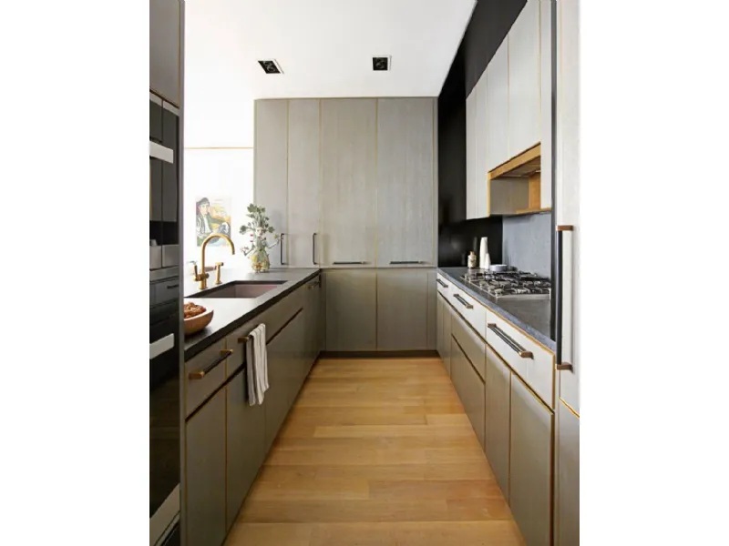 Le colonne sono adatte anche alle cucine piccole ad angolo