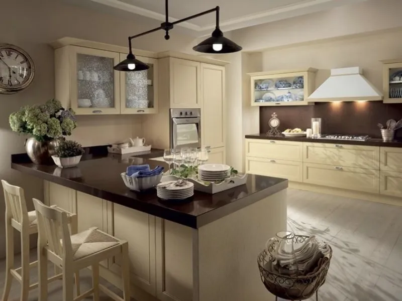 Cucine classiche contemporanee