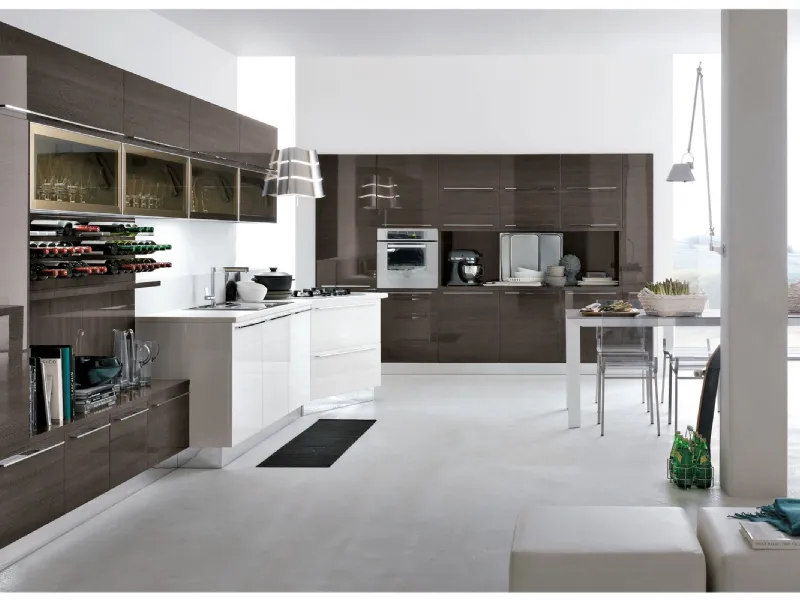 cucina moderna in polimerico stosa replay
