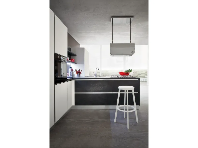 cucina in vetro e gres