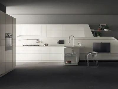Cucina moderna bianca