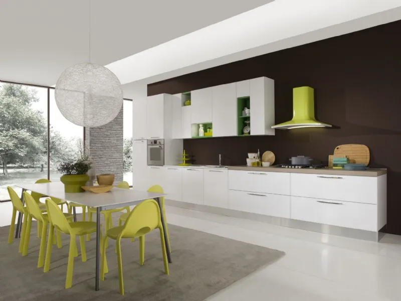 Cucina bianca moderna