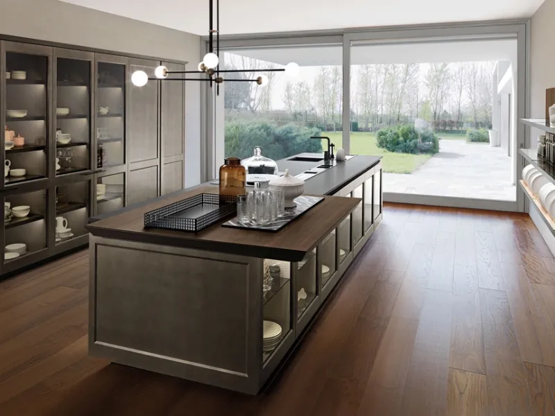 Cucina moderna con isola