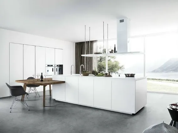 Cucina con isola di design