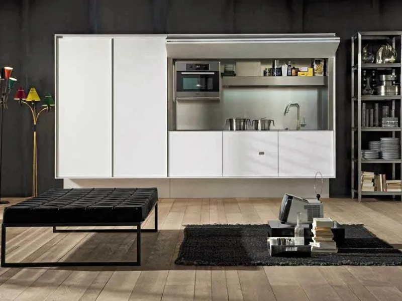 cucina monoblocco a scomparsa boffi on/off