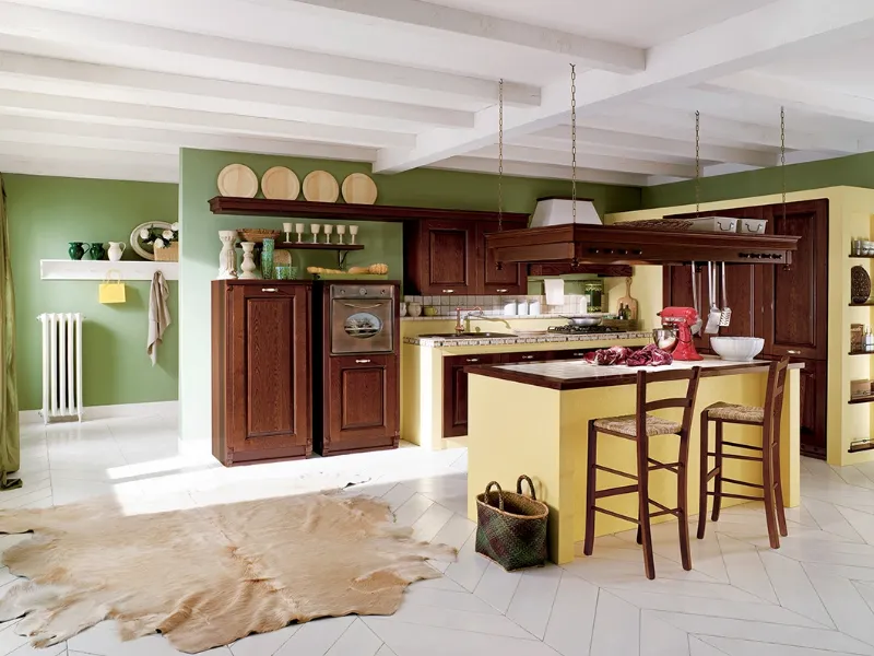 Una cucina appartenente alla collezione Paesana di Ar-Tre