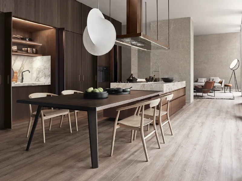 Cucina open space Convivium di Arclinea