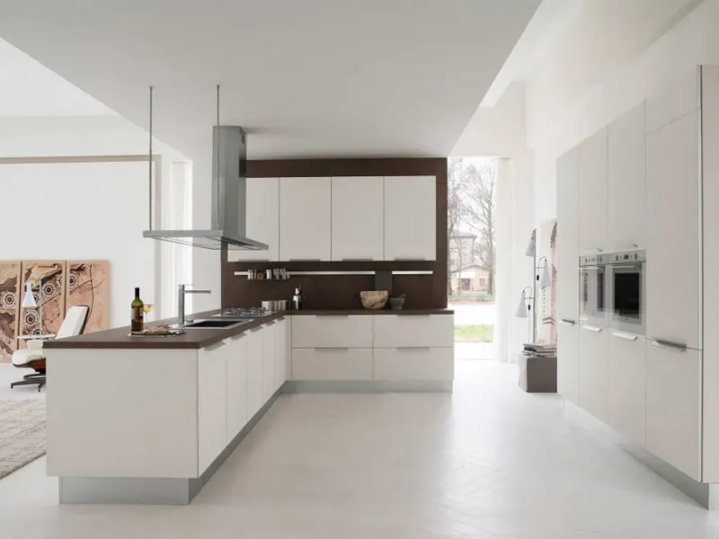 Cucina con penisola