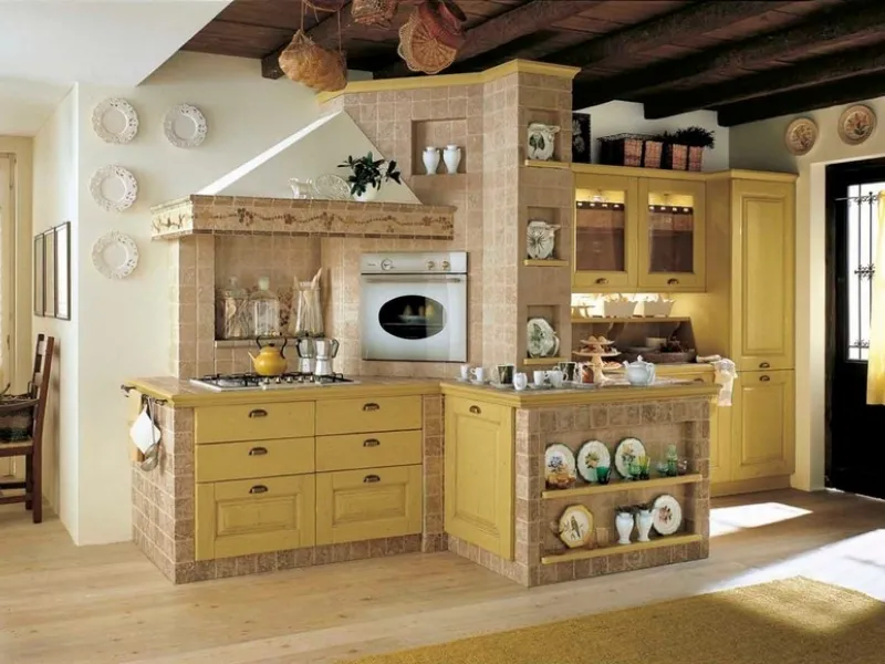 Cucine in muratura country