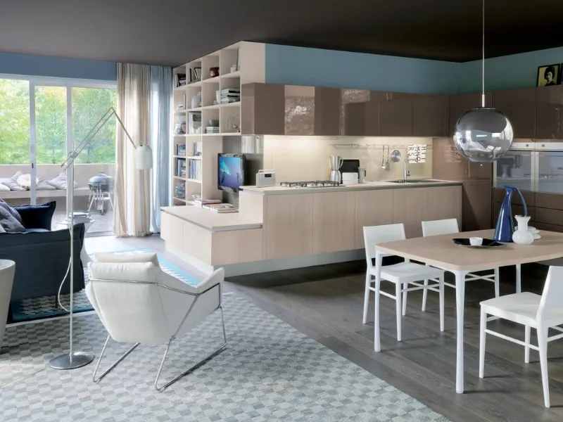 Idee arredo cucina soggiorno