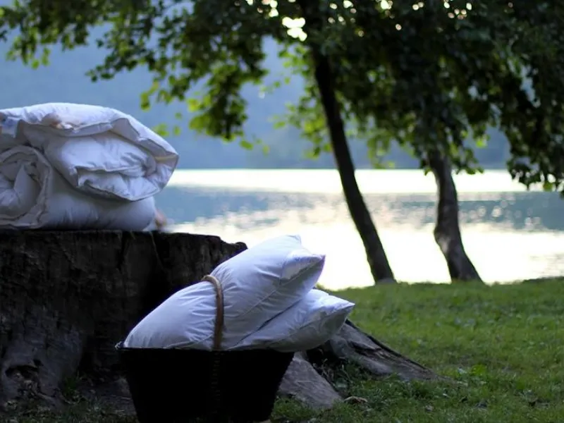 Cuscino letto piuma