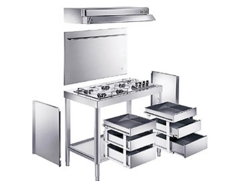 cucina in acciaio inox