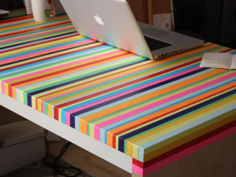 Washi tape, nuovo look ai mobili