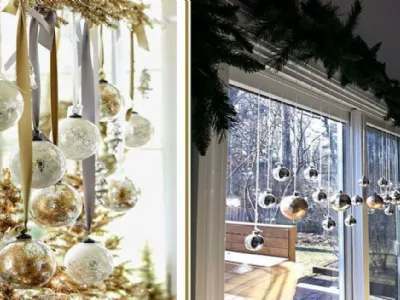 Decorazioni natalizie da appendere, anche per le finestre