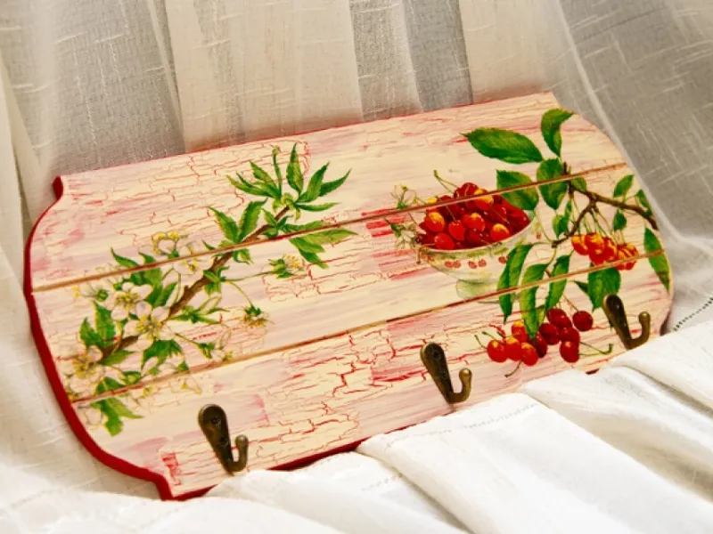 Decoupage su legno 