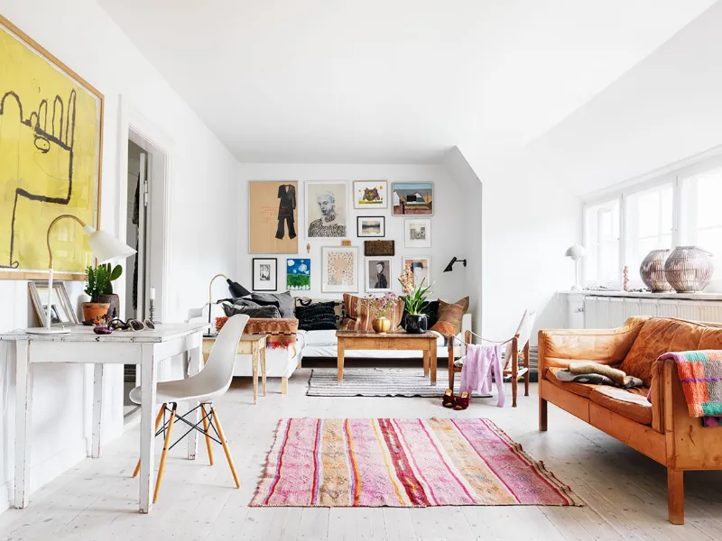 Interni a tutto colore per una casa a Copenaghen, foto: Thomas Dahl