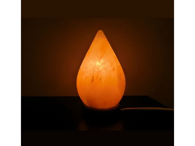 pietra di sale illuminata