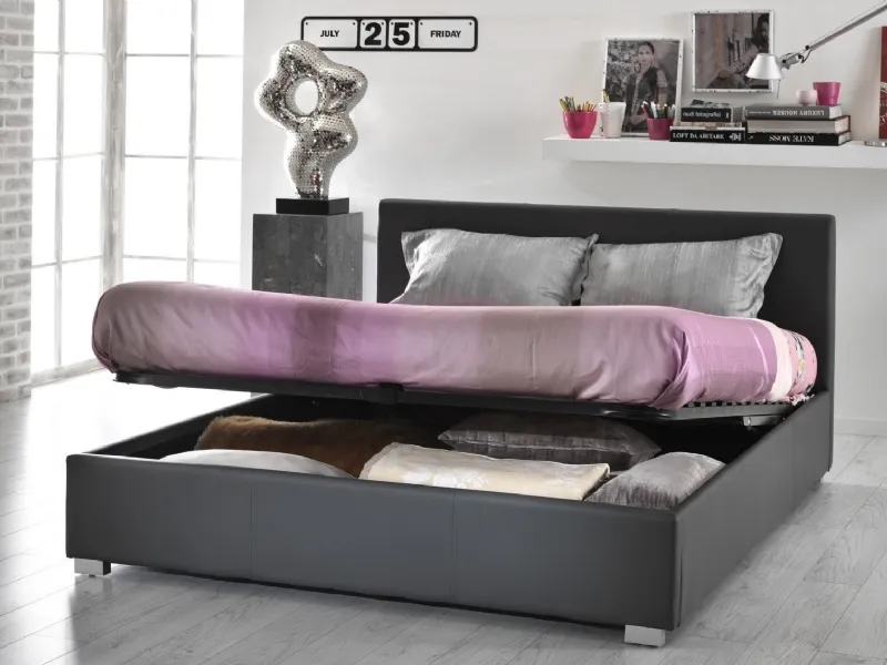 Letto con contenitore