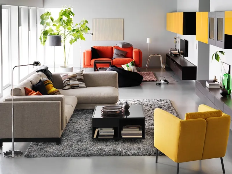 divano Ikea in tessuto Nockeby