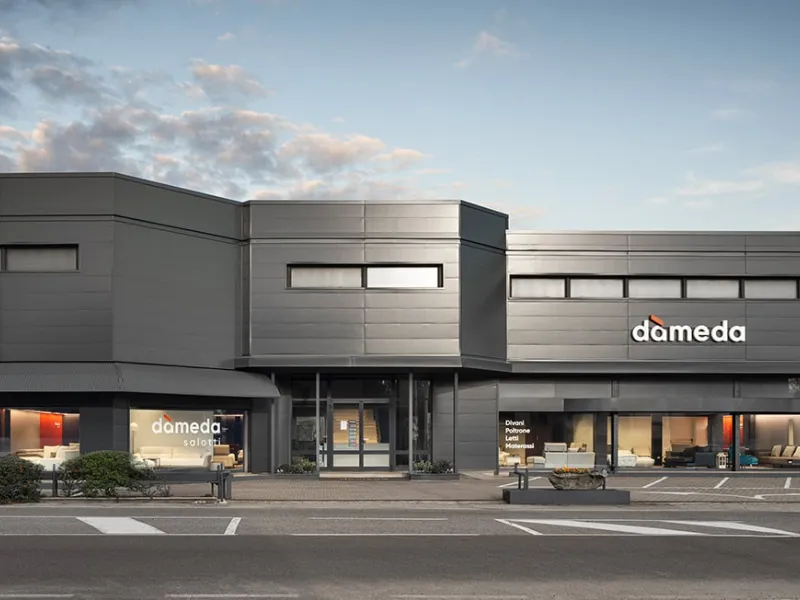 Showroom divani Dàmeda fronte strada a Lentate sul Seveso