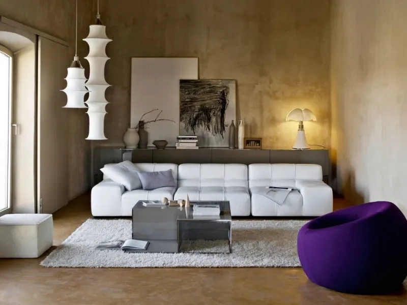 Divani moderno in pelle