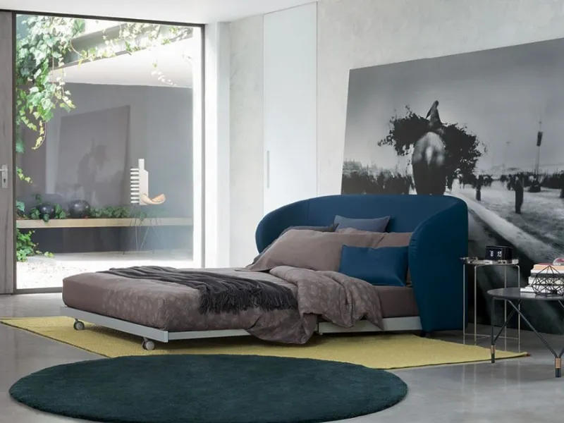 Cèline di Flou, disponibile nella versione sia matrimoniale che letto singolo