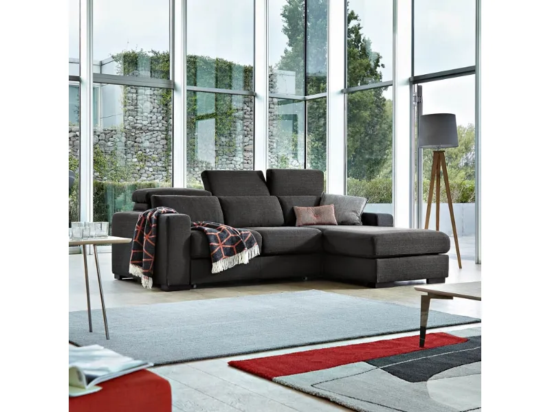 Divano angolare contenitore letto