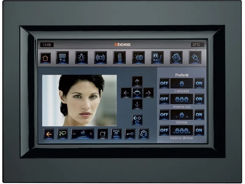 Bticino Axolute touch screen