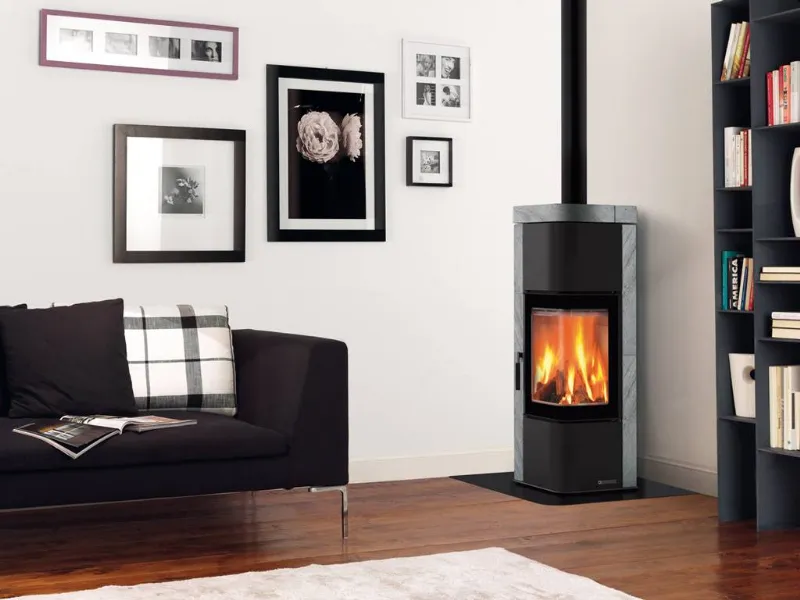Stufa a legna serie Top Design modello Zen