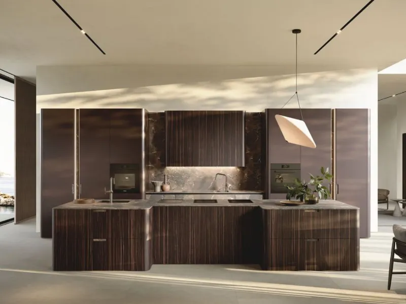 Binova - Progetto Bluna con maniglia Stone + Lab Grès