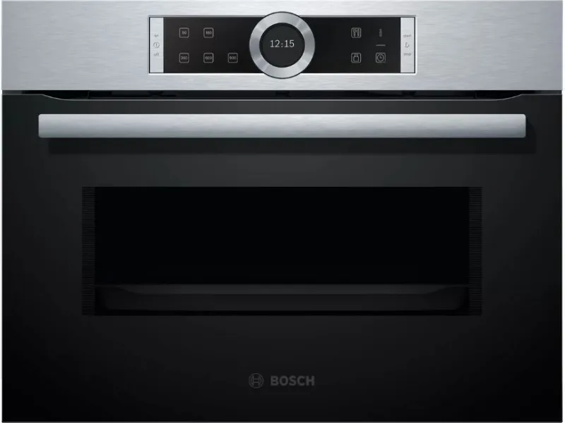 Serie 8 Microonde da incasso 60 x 45 cm Acciaio di Bosch