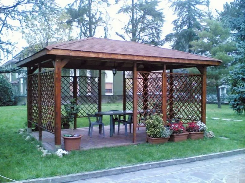 Gazebo in legno