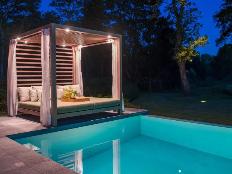 Gazebo in legno Solanox Cabana di Tuuci 