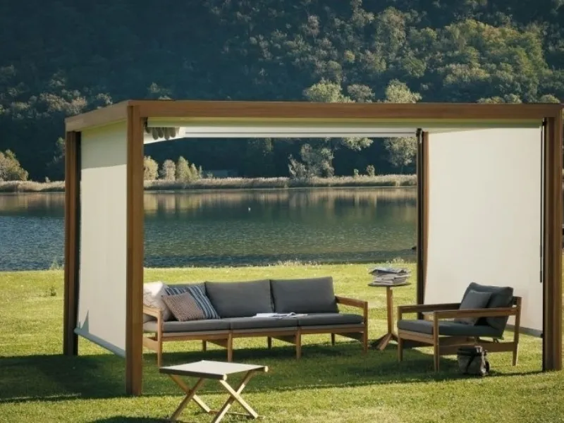 Gazebo da giardino in legno
