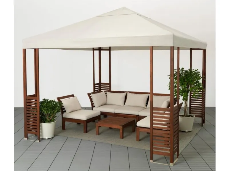 Gazebo in legno Ikea