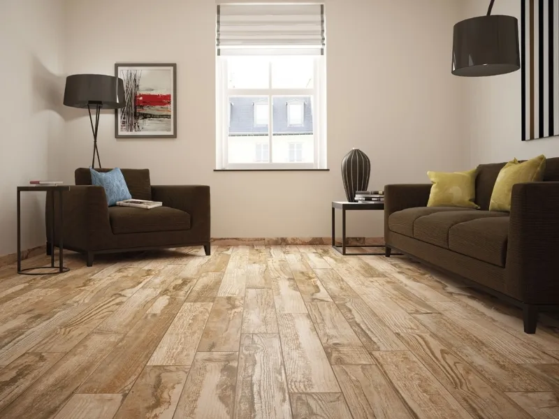 Gres porcellanato effetto legno pulizia