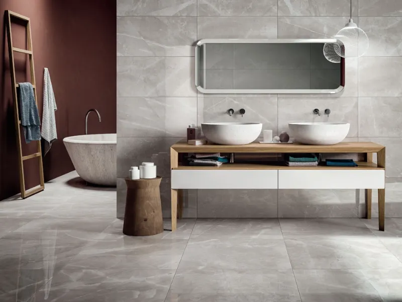 Linea Sierra, collezione Marmorex  ©  Bluestyle by Cotto d'Este