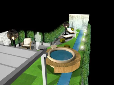 modello 3d spa