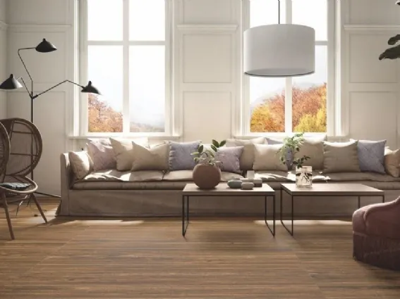 Pavimento in gres effetto legno Antique Wood di Casalgrande Padana