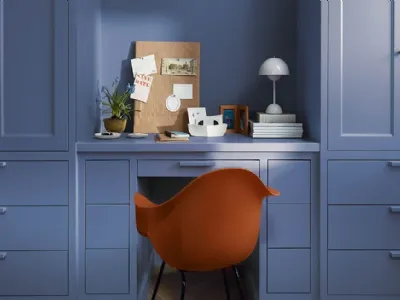 Il Blue Nova Benjamin Moore esalta pareti e mobili